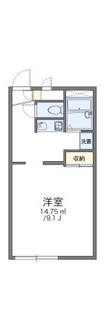 レオパレスフォレストの間取り