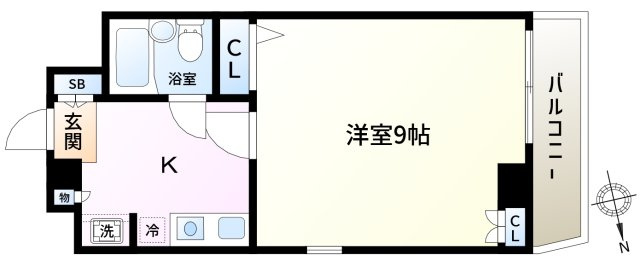 グローリア初穂新小岩の間取り