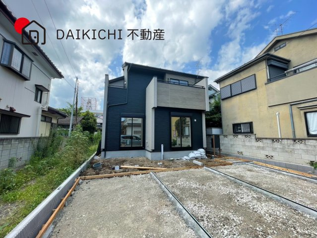 【前面道路含む現地写真】 | 桶川市北1丁目　新築戸建　全1棟　1号棟