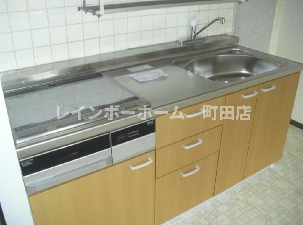 ライオンズマンション厚木※初期費用分割後払いサービス利用可能物件のキッチン
