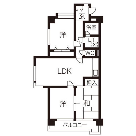 【間取り】 | グランドハイリス上社
