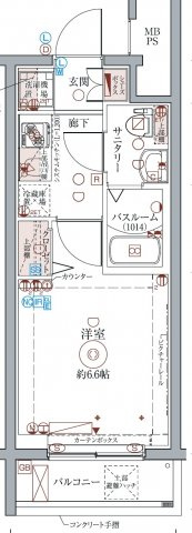 クレヴィスタ立石の間取り