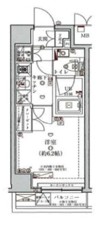 【間取り】 | スパシエ　グランス　早稲田 | 間取りです。