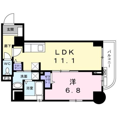 菊水レジデンス綱島Ⅱの間取り