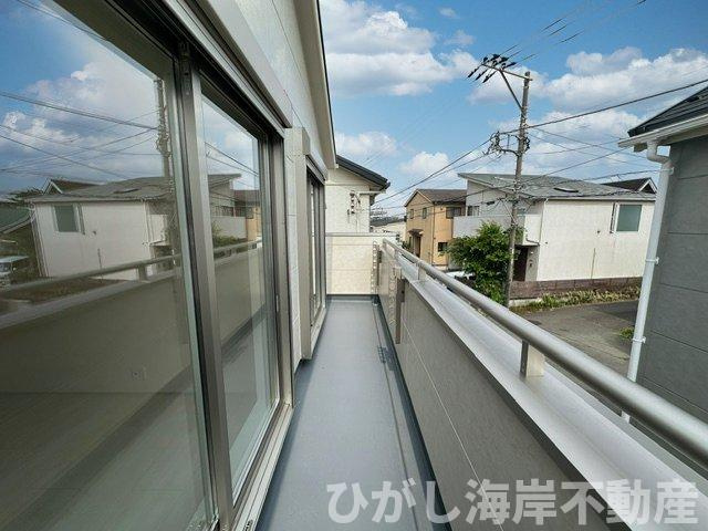 茅ケ崎市東海岸南6丁目　新築戸建　全３棟のバルコニー|バルコニー