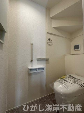 茅ケ崎市東海岸南6丁目　新築戸建　全３棟のトイレ|洗浄機能付きお手洗い
