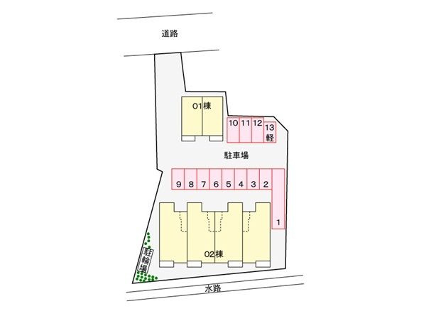 イーハ・トーブⅡの駐車場