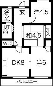 ラ・エスポアールの間取り