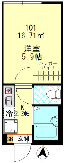【間取り】 | Ｇｒａｎｄ　Ｌｏｕｖｒｅ　平和島