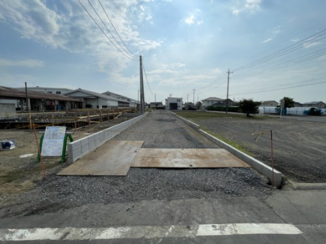 新築戸建・新築建売　太田市大原町第9　藪塚本町南小学校・藪塚本町中学校の外観|協定道路部分です