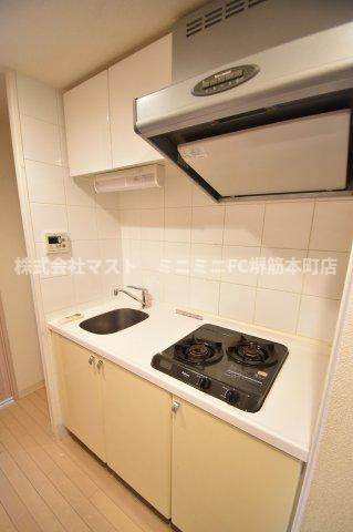 大阪市北区本庄西２丁目の賃貸マンションのキッチン