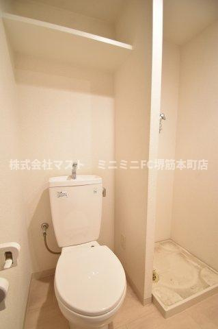 大阪市北区本庄西２丁目の賃貸マンションのトイレ