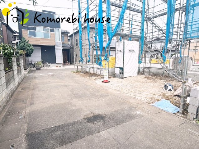 上尾市東町　6期　新築一戸建て　KEIAI GRACE　01の前面道路含む現地写真|7/26撮影