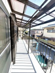 飯塚市柏の森売戸建てのバルコニー