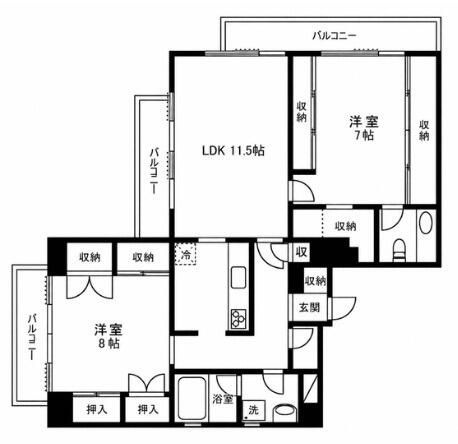 グランドオークの間取り