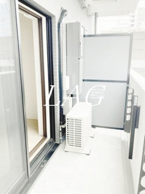 【バルコニー】 | ＴＨＲＥＥＧＡＴＥ　ＢＬＤＧ | バルコニーです。