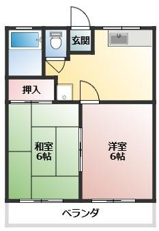 サンハイツ関口の間取り