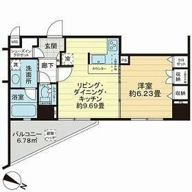 デュオ・スカーラ赤坂２の間取り