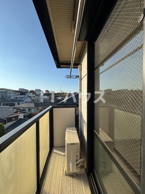 パナハイツ三山A棟のバルコニー