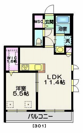 【間取り】 | ベルティス武蔵小山