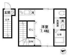 【間取り】 | サンジェルマン平塚A