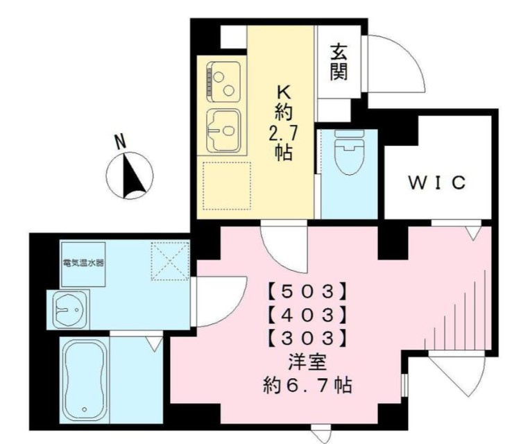 レジデンス横網の間取り|　