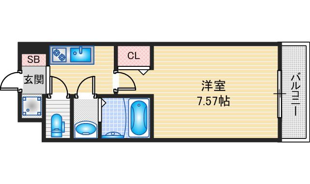 ロイス茨木奈良町の間取り