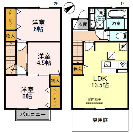 アネックス憩103の間取り