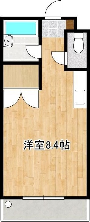 アンプルール新屋敷の間取り