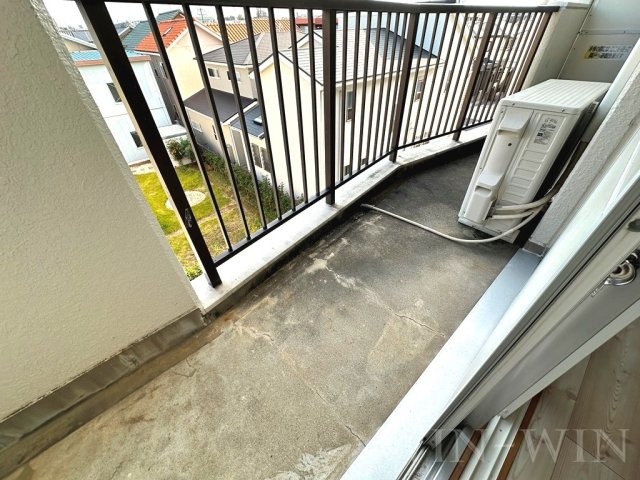 堂坂マンションのバルコニー|イメージ（同建物内別部屋の写真です）