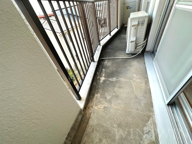 堂坂マンションのバルコニー|イメージ（同建物内別部屋の写真です）