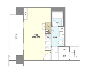 【間取り】 | ファミールグラン銀座４丁目オーセンティア | 間取りです。