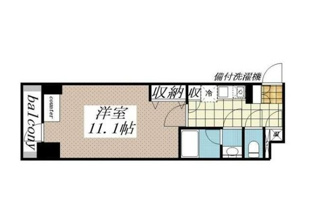 【間取り】 | メゾン・ド・ヴィレ日本橋中洲 | 間取りです。