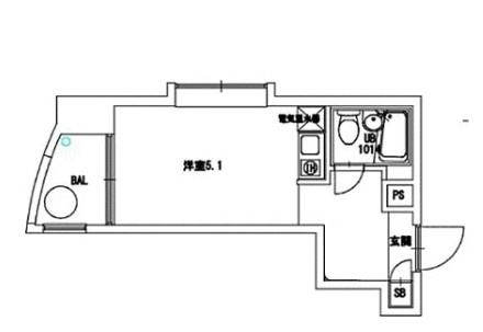 ウエルス東駒形の間取り