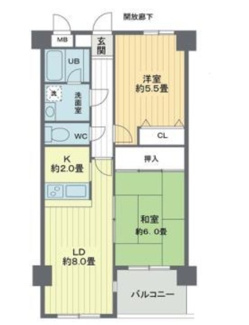 【間取り】 | リバーサイド２ | 間取りです。
