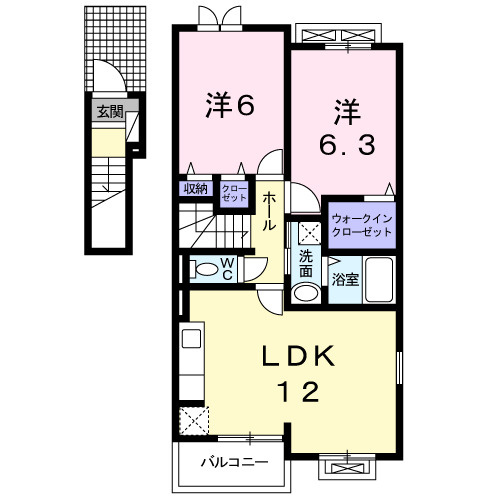 ユニゾンの間取り