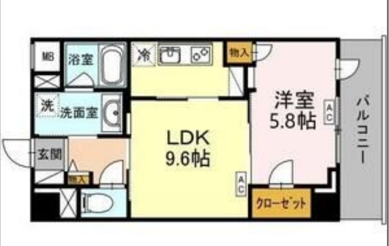 RESIDENCE丸の内七間町の間取り
