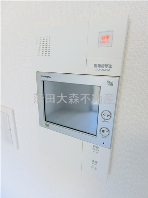 ハイズブリエ大森北の設備|TVモニター付オートロック　インタ―ホン