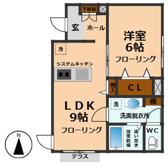 【間取り】 | フラット高井戸東