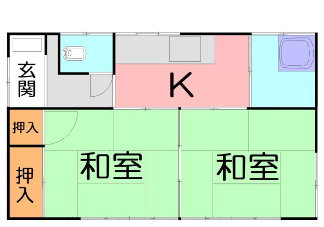 伊澤貸家の間取り