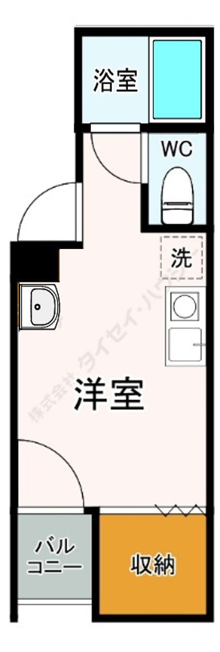アールヒルズ日本橋の間取り
