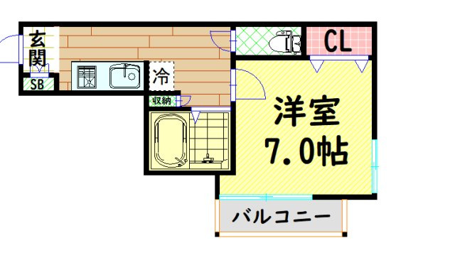 【間取り】 | メゾンサンワ西長堀