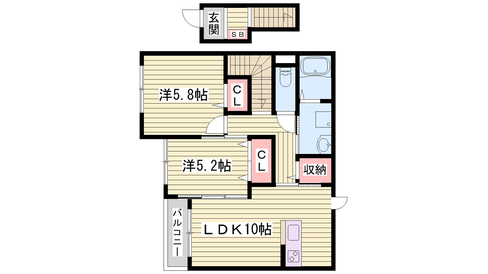 ライズアップの間取り