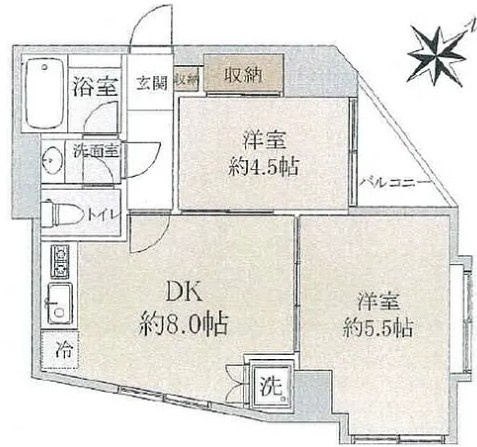 セントヒルズ方南町の間取り