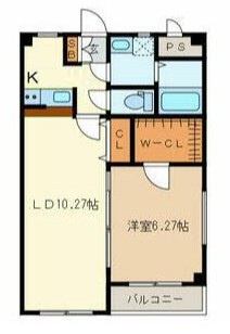 【間取り】 | クレールⅢ | 間取りです。