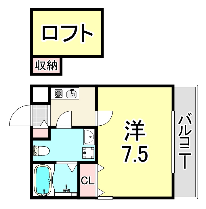 O・Jフィールドの間取り