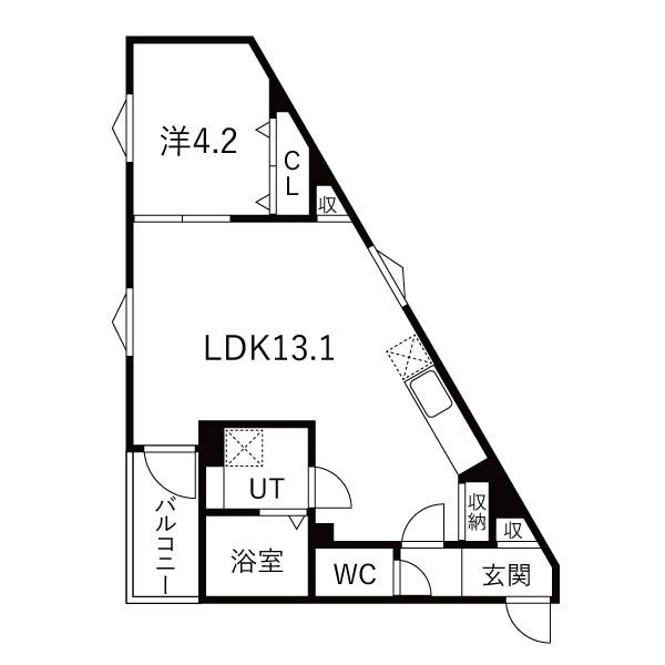 DEVELD中郷Ⅱの間取り
