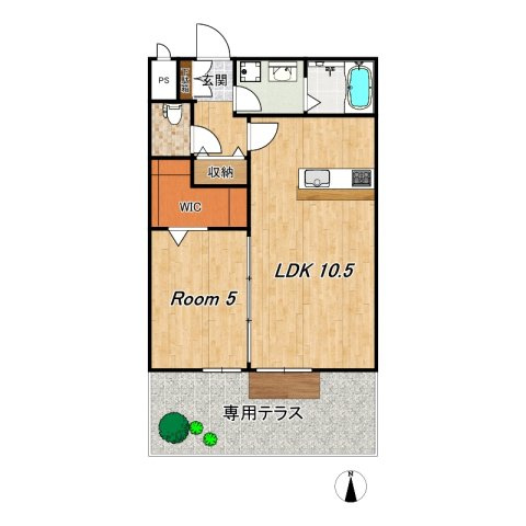 アレグリア桂の間取り