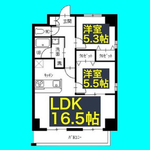 フォレスタ阿由知の間取り