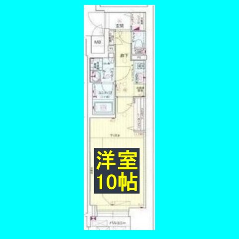 プレサンスジェネ千種内山Ⅱの間取り